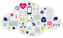 Graphic of technology icons