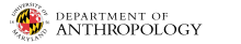 UMD Department of Anthropology logo